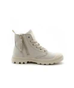 Sale L'Empreinte Chaussures PALLADIUM PAMPA HI ZIP WL CREME