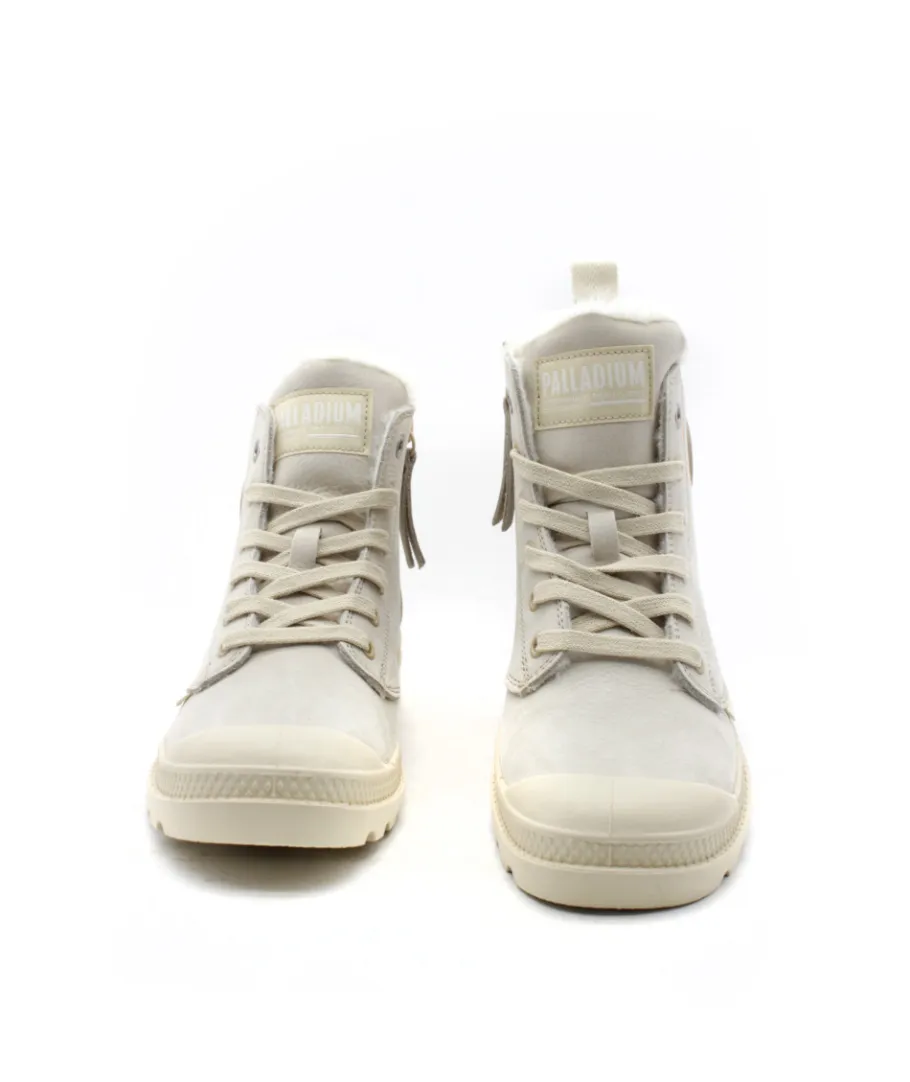 Sale L'Empreinte Chaussures PALLADIUM PAMPA HI ZIP WL CREME