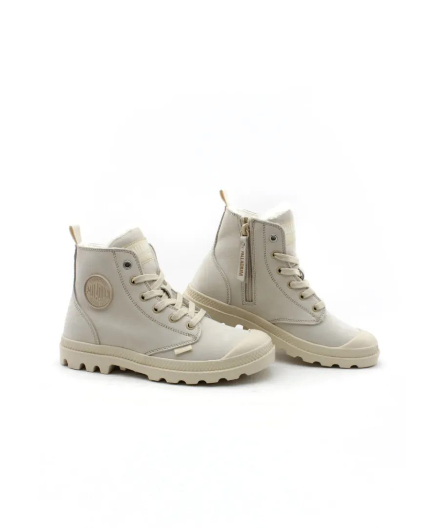 Sale L'Empreinte Chaussures PALLADIUM PAMPA HI ZIP WL CREME