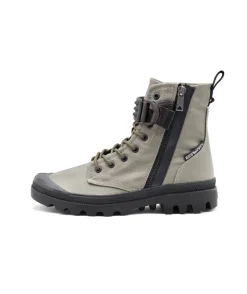 Shop L'Empreinte Chaussures PALLADIUM PAMPA LGN OFFICER kaki
