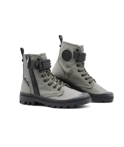 Shop L'Empreinte Chaussures PALLADIUM PAMPA LGN OFFICER kaki