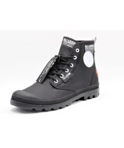 Fashion L'Empreinte Chaussures PALLADIUM PAMPA LITE OVERLAB noir