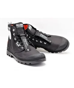 Fashion L'Empreinte Chaussures PALLADIUM PAMPA LITE OVERLAB noir