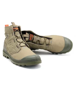 Hot L'Empreinte Chaussures PALLADIUM PAMPA TRAVEL LITE kaki