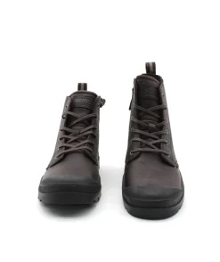 Hot L'Empreinte Chaussures PALLADIUM PAMPA ZIP LTH Marron fonce
