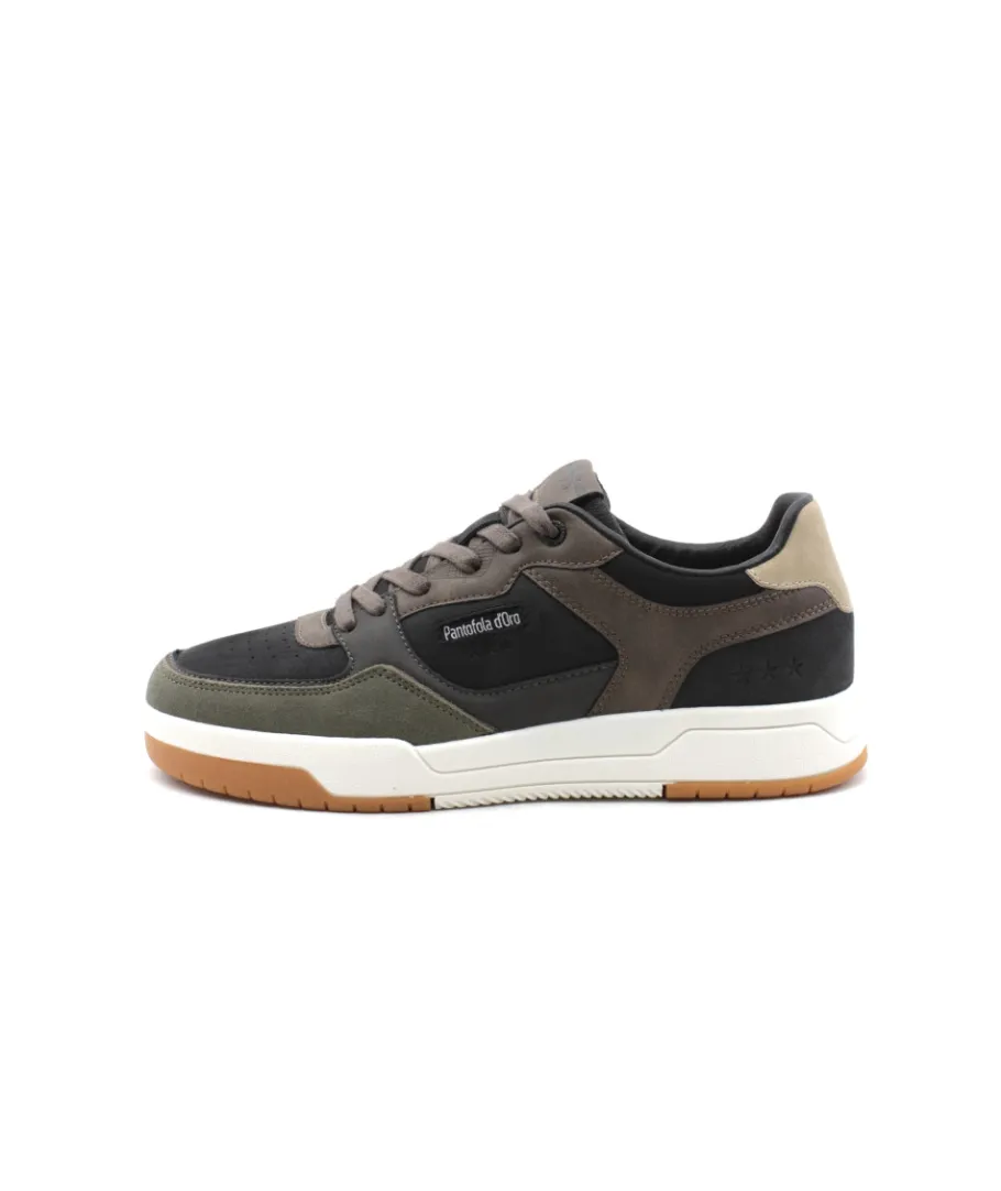 Discount L'Empreinte Chaussures PANTOFOLA D'ORO LONGI CB UOMO LOW noir