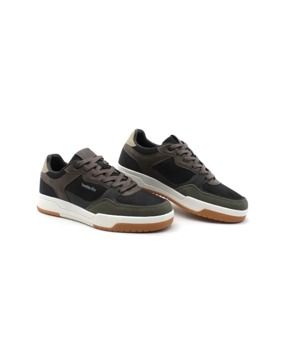 Discount L'Empreinte Chaussures PANTOFOLA D'ORO LONGI CB UOMO LOW noir