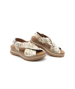 Sale L'Empreinte Chaussures PAULA URBAN 24-526 FLORES METAL taupe