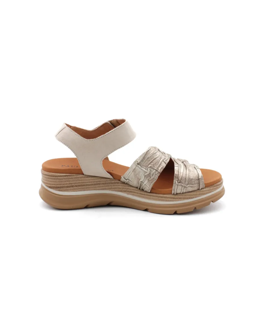 Clearance L'Empreinte Chaussures PAULA URBAN 28-570 METAL FUMO beige