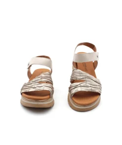 Clearance L'Empreinte Chaussures PAULA URBAN 28-570 METAL FUMO beige