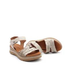 Clearance L'Empreinte Chaussures PAULA URBAN 28-570 METAL FUMO beige