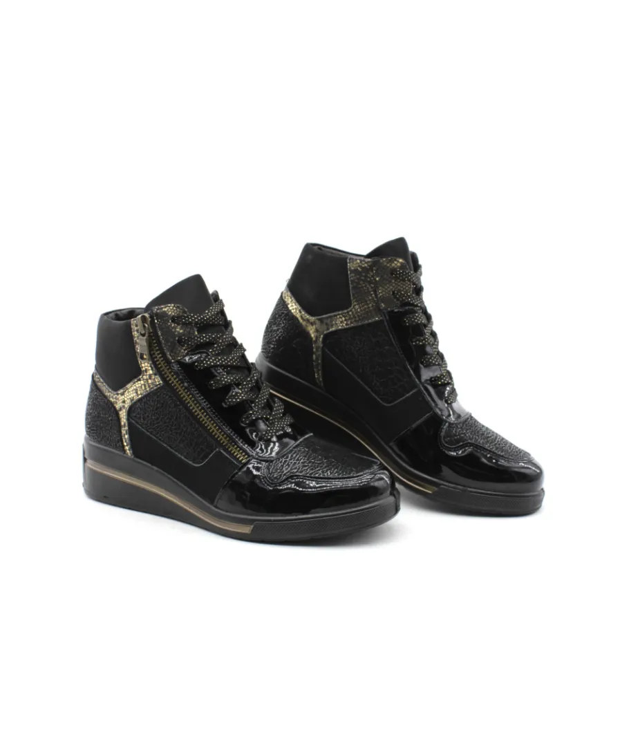 Hot L'Empreinte Chaussures PEDI GIRL ALOAB AMO noir