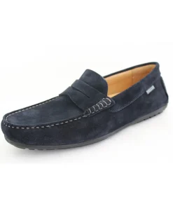 Sale L'Empreinte Chaussures PELLET MOCASSINS CADOR VELOURS marine