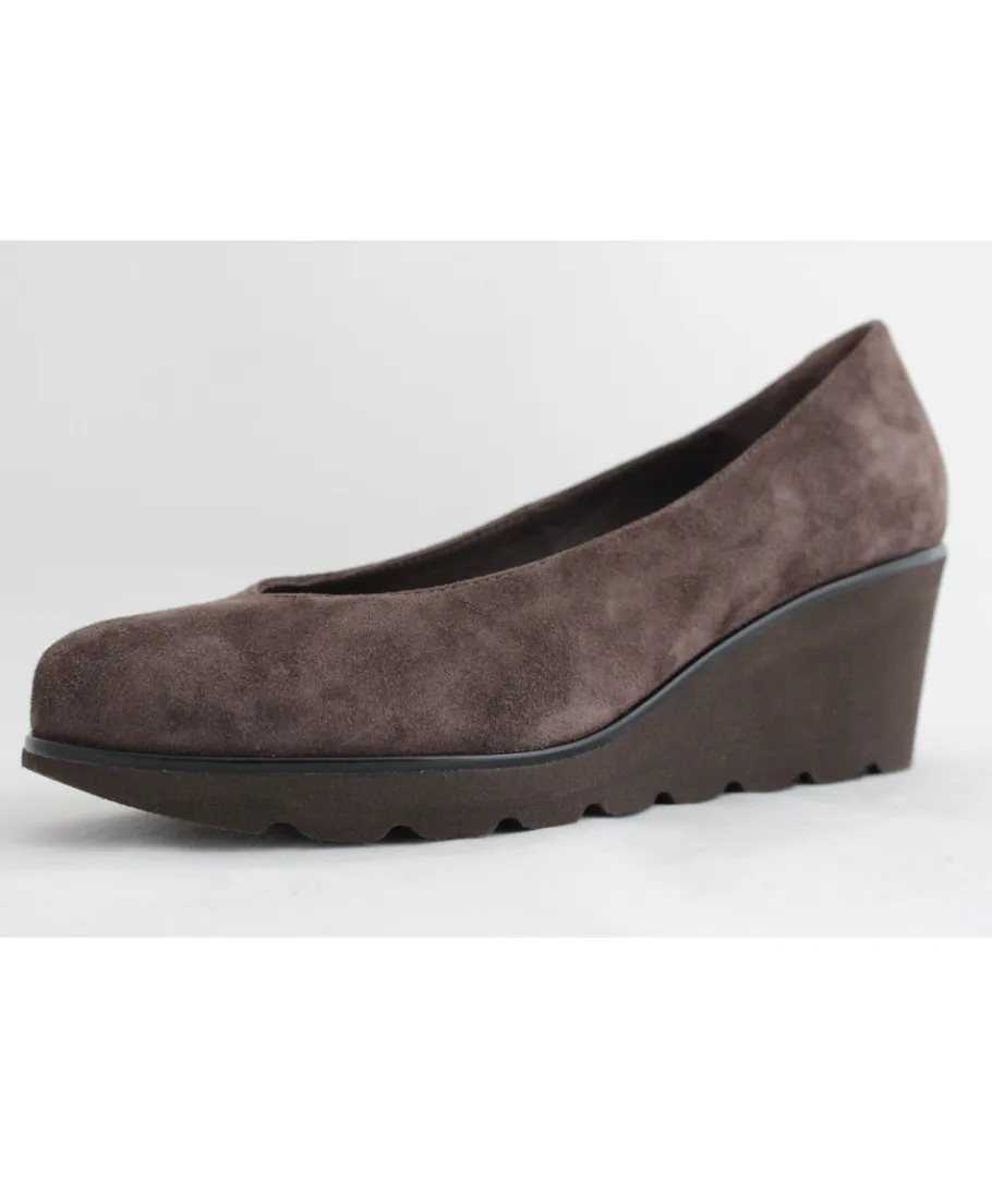 Outlet L'Empreinte Chaussures PERLATO 9062 VELOUR TAUPE