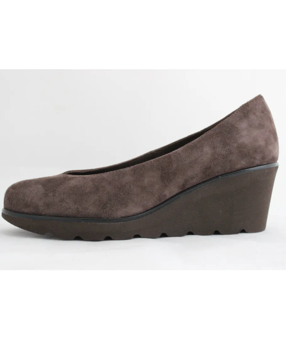 Outlet L'Empreinte Chaussures PERLATO 9062 VELOUR TAUPE