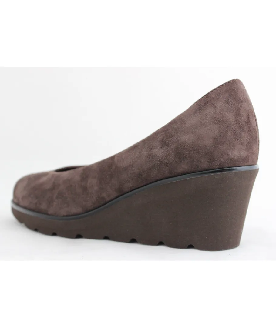 Outlet L'Empreinte Chaussures PERLATO 9062 VELOUR TAUPE