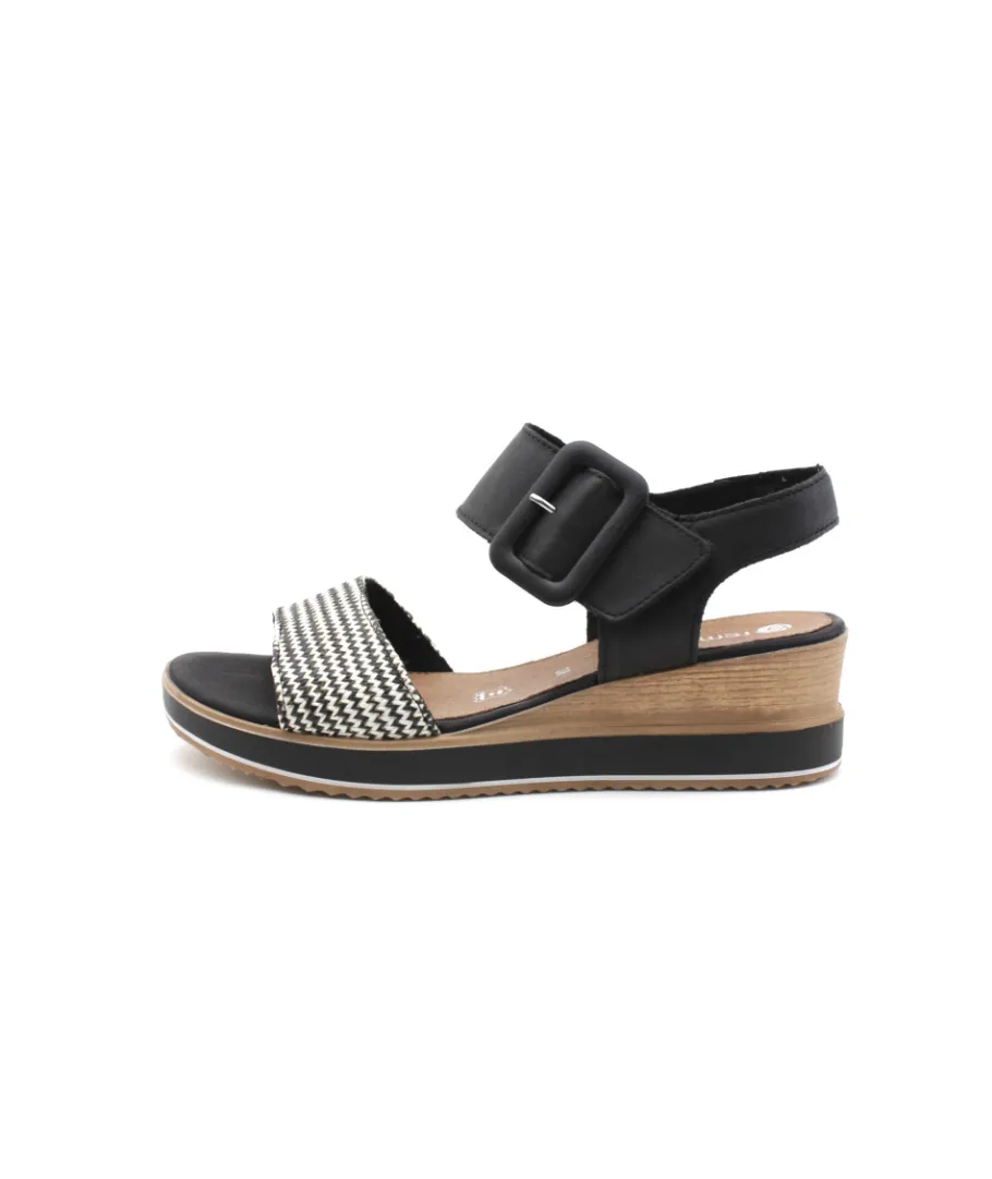 Outlet L'Empreinte Chaussures REMONTE D6453-01 noir