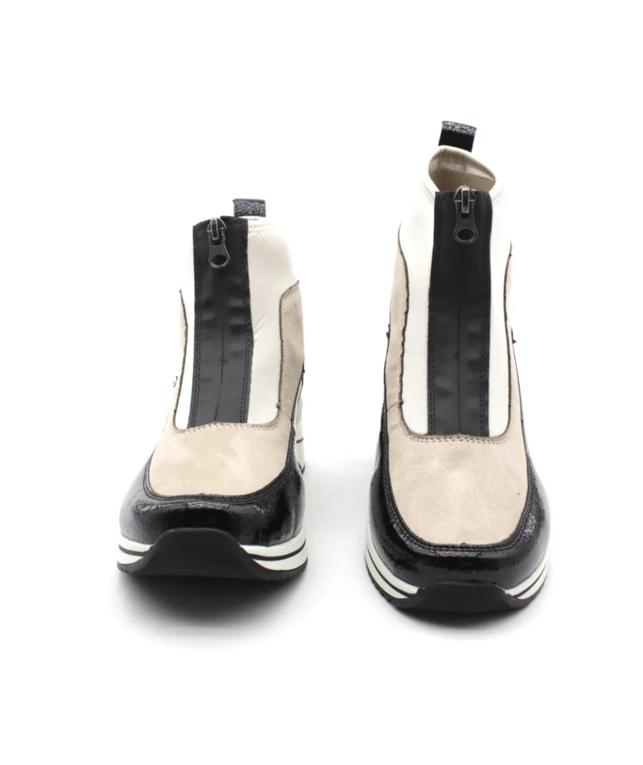 Discount L'Empreinte Chaussures REMONTE D0T71-60 CREME