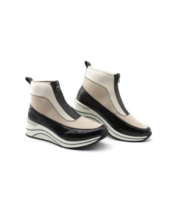 Discount L'Empreinte Chaussures REMONTE D0T71-60 CREME