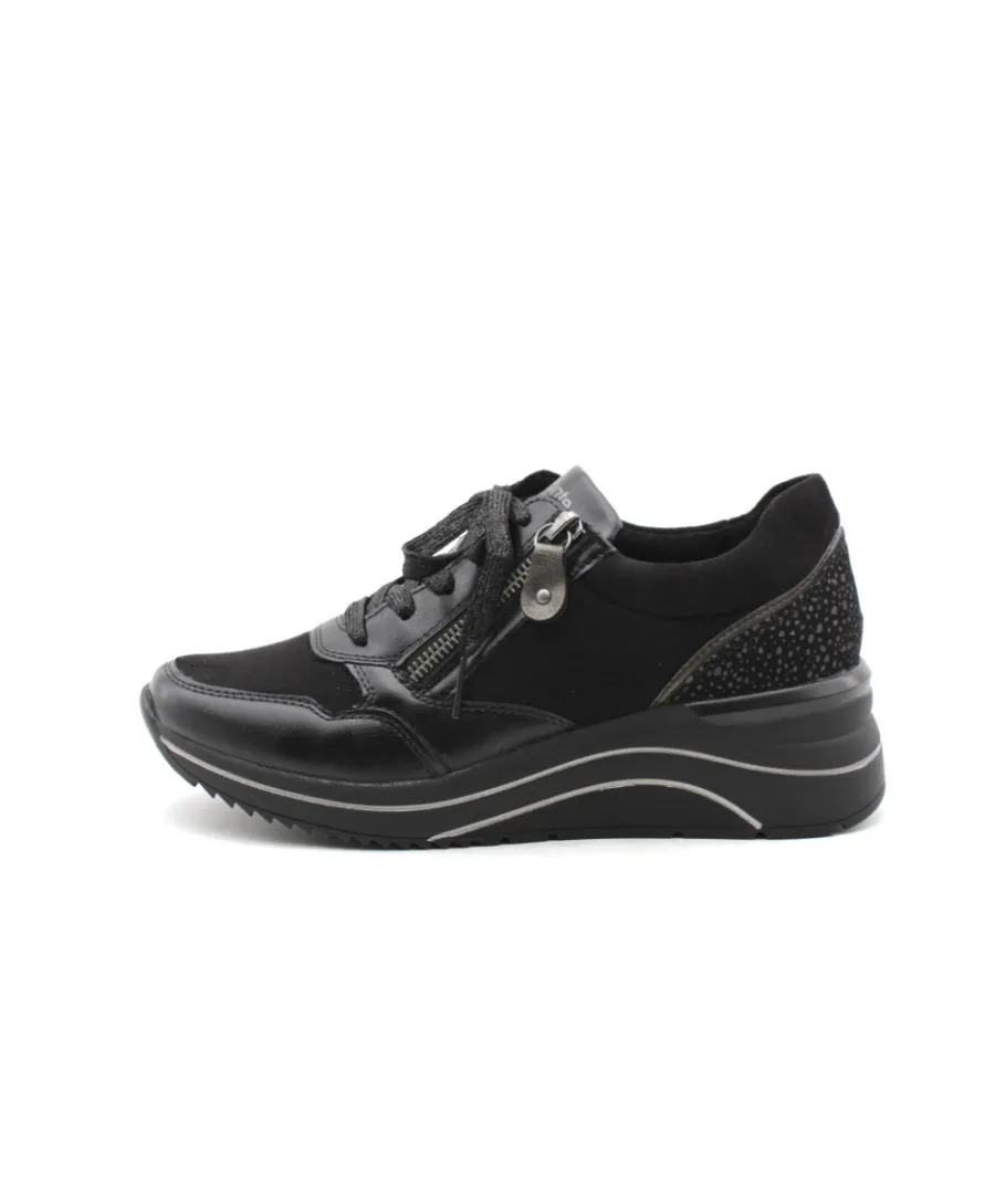Discount L'Empreinte Chaussures REMONTE D0T01-01 noir