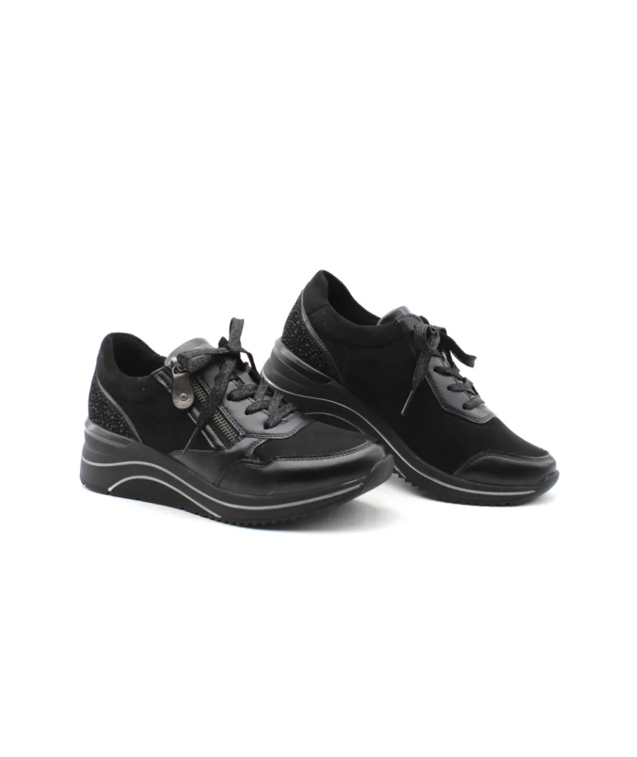 Discount L'Empreinte Chaussures REMONTE D0T01-01 noir