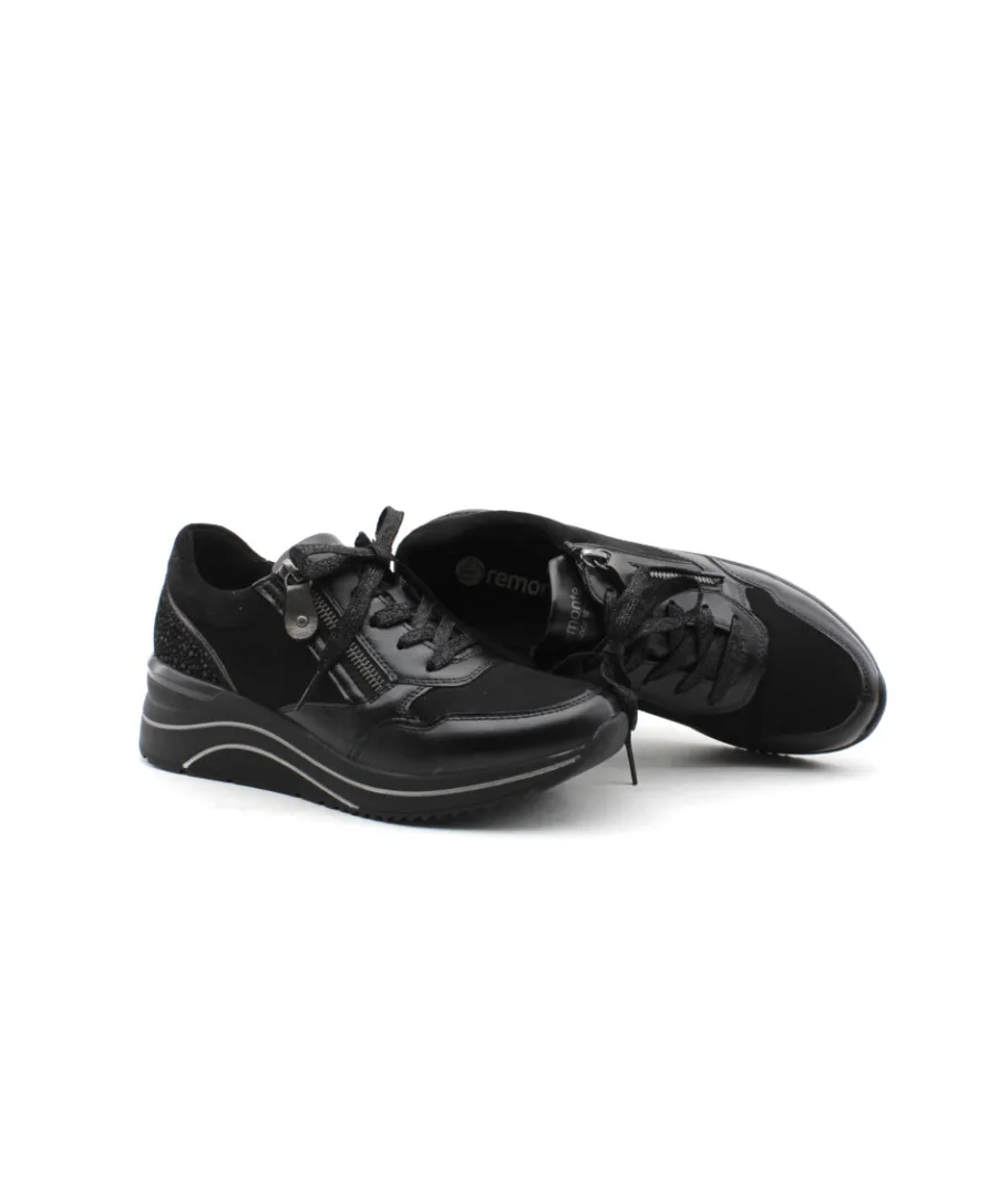 Discount L'Empreinte Chaussures REMONTE D0T01-01 noir