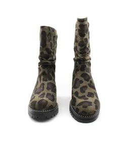 New L'Empreinte Chaussures REQINS DUNK LEO kaki