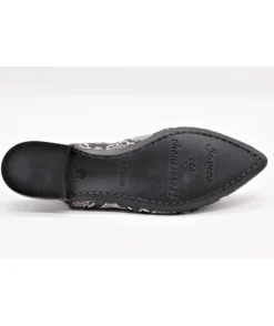Fashion L'Empreinte Chaussures REQINS GRIFFIN PYTHON Blanc/noir