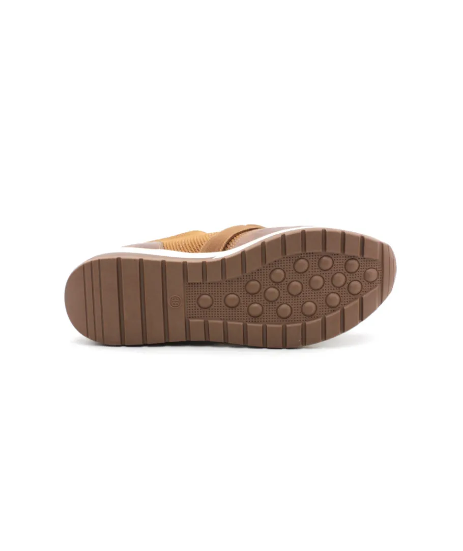Sale L'Empreinte Chaussures REQINS IROKO CROCHET LAME cognac