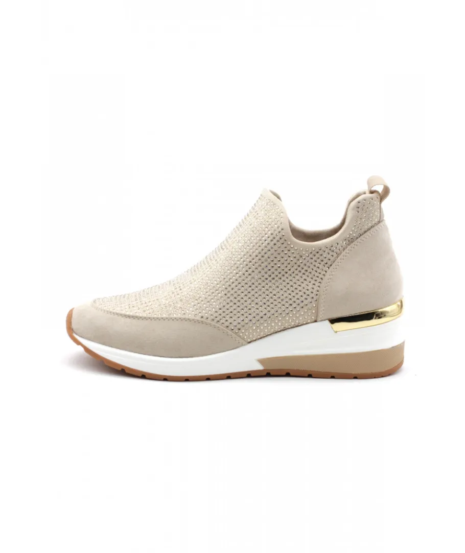 Shop L'Empreinte Chaussures REQINS IROSHI LYCRA beige