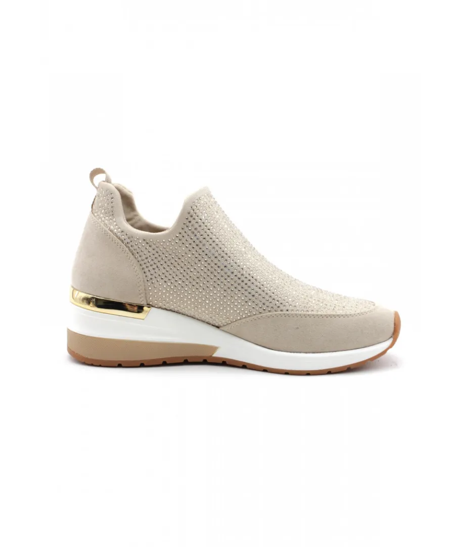 Shop L'Empreinte Chaussures REQINS IROSHI LYCRA beige