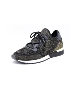 Outlet L'Empreinte Chaussures REQINS IZIANA CROCHET LAME noir