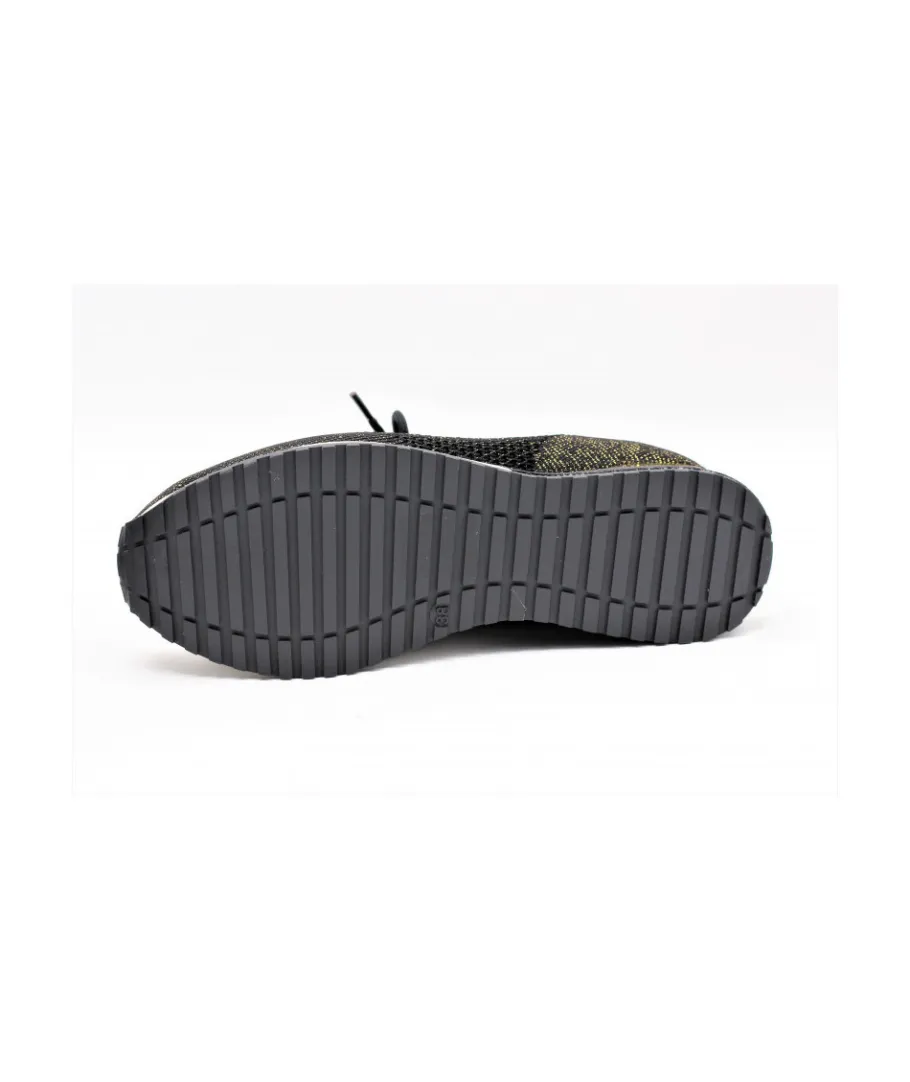 Outlet L'Empreinte Chaussures REQINS IZIANA CROCHET LAME noir