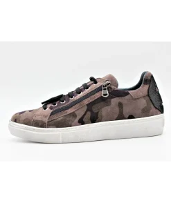 Fashion L'Empreinte Chaussures REQINS SIGRID BASKETS ARMY STAR KAKI vert