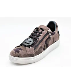 Fashion L'Empreinte Chaussures REQINS SIGRID BASKETS ARMY STAR KAKI vert