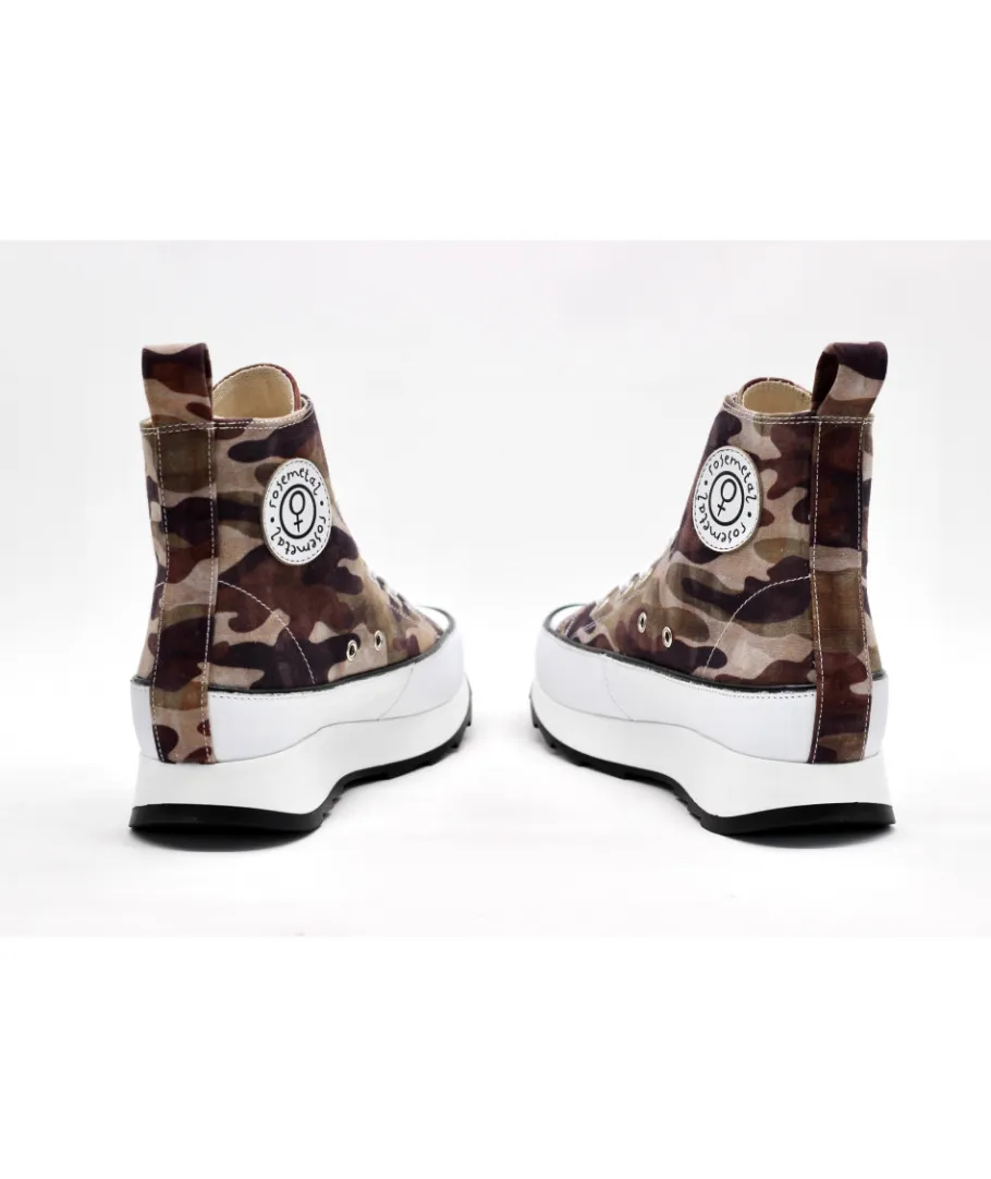 Hot L'Empreinte Chaussures ROSEMETAL FRASNE H0683C Camouflage