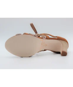 Shop L'Empreinte Chaussures ROSEMETAL SANDALE J1260 BROOKE cognac