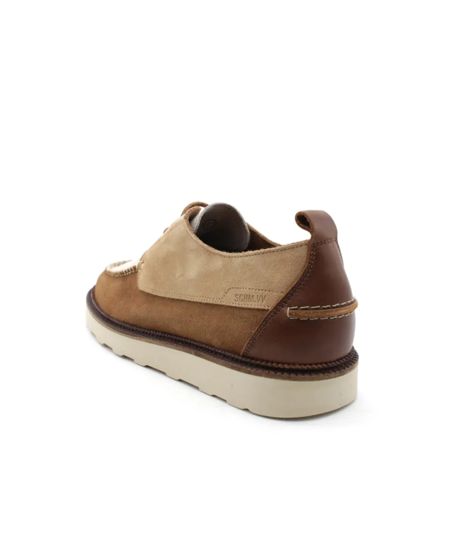 New L'Empreinte Chaussures SCHMOOVE DOCK BOAT cognac