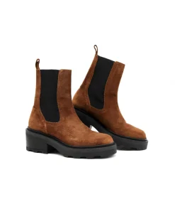 Cheap L'Empreinte Chaussures SCHMOOVE MIKE CHELSEA OIL marron