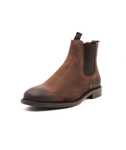 Best Sale L'Empreinte Chaussures SCHMOOVE PILOT CHELSEA OIL Marron fonce