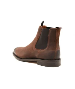 Best Sale L'Empreinte Chaussures SCHMOOVE PILOT CHELSEA OIL Marron fonce
