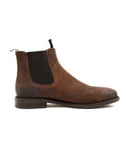 Best Sale L'Empreinte Chaussures SCHMOOVE PILOT CHELSEA OIL Marron fonce