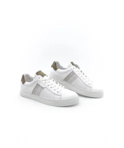 Fashion L'Empreinte Chaussures SCHMOOVE SPARK GANG NAPPA CHEVRON blanc