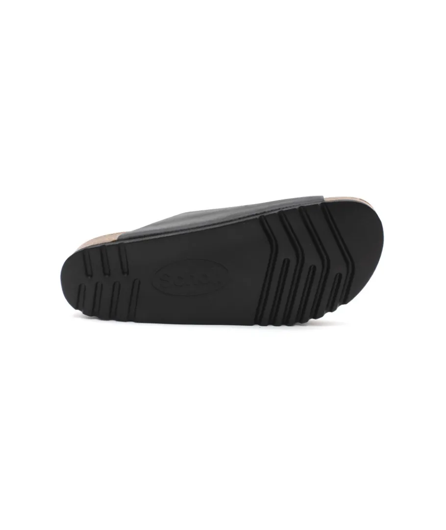 Shop L'Empreinte Chaussures SCHOLL JULIEN LEATHER noir