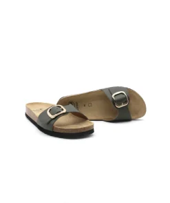 Online L'Empreinte Chaussures SCHOLL KATHLEEN LEATHER kaki