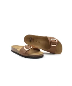 Sale L'Empreinte Chaussures SCHOLL KATHLEEN LEATHER cognac