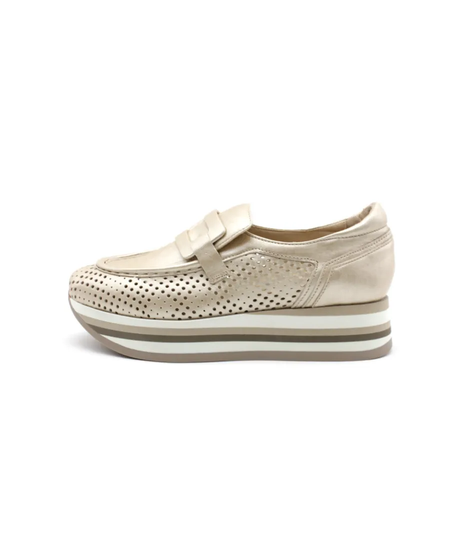 Fashion L'Empreinte Chaussures SOFTWAVES 7.78.63/014 CHER platine