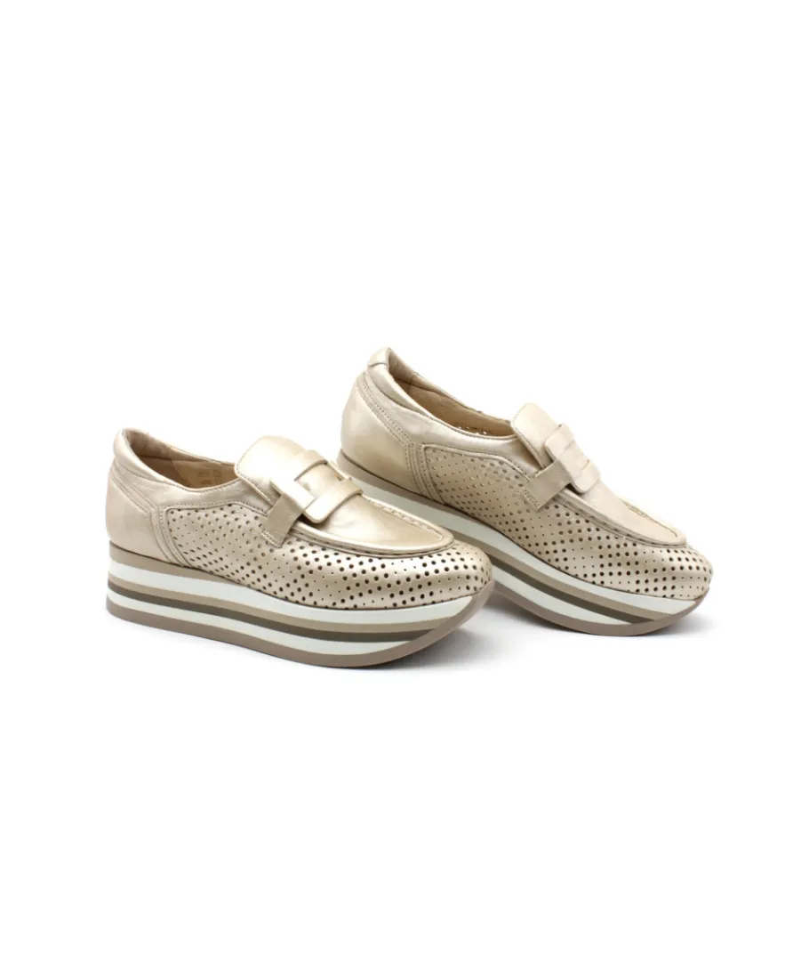 Fashion L'Empreinte Chaussures SOFTWAVES 7.78.63/014 CHER platine