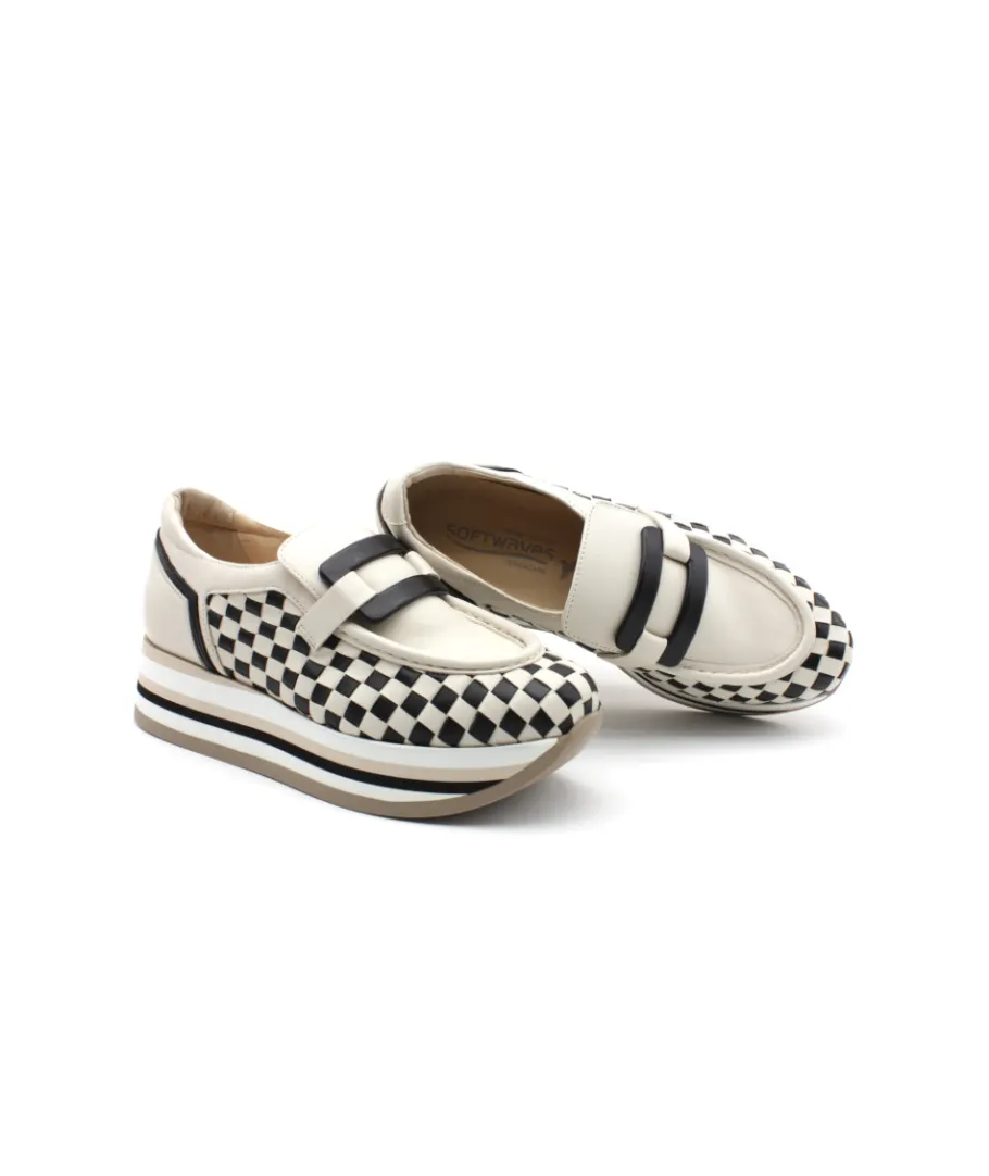 Fashion L'Empreinte Chaussures SOFTWAVES 7.78.64/009 CHRISTA Beige/noir