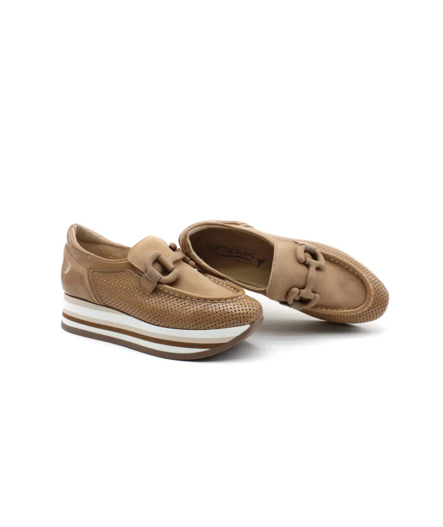 New L'Empreinte Chaussures SOFTWAVES 7.78.66/009 CLARICE Noisette